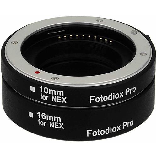 Fotodiox Auto Macro Extension Tube Kit for Sony E-Mount (NEX) Mirrorless Camera