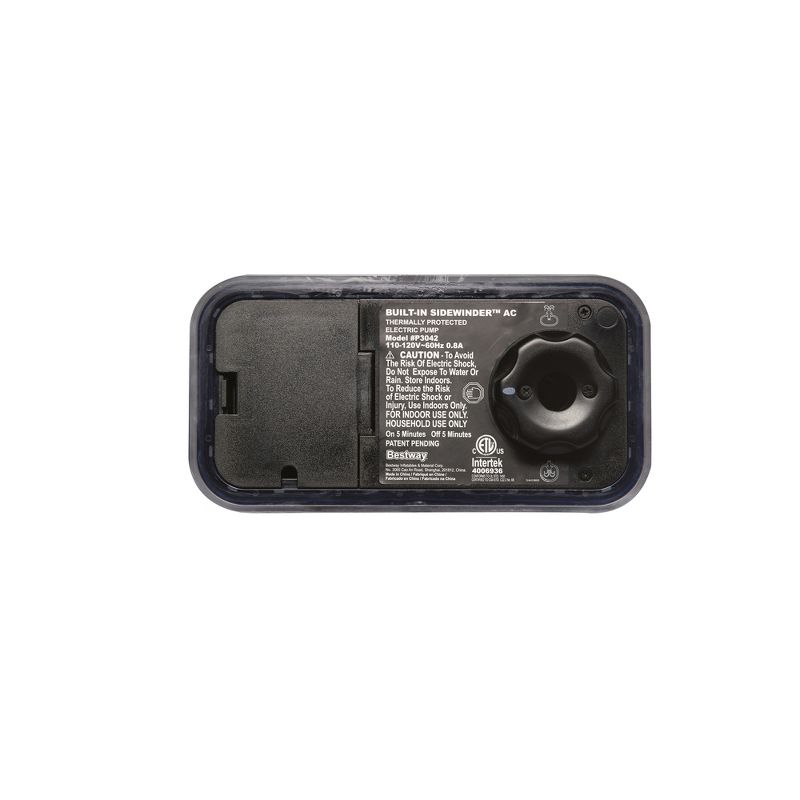 Living iQ Inflatable Portable Small Travel Size Kids Toddler Sleeping Blow Up Air Bed Mattress with Electric Pump and Headboard, Marvel Avengers