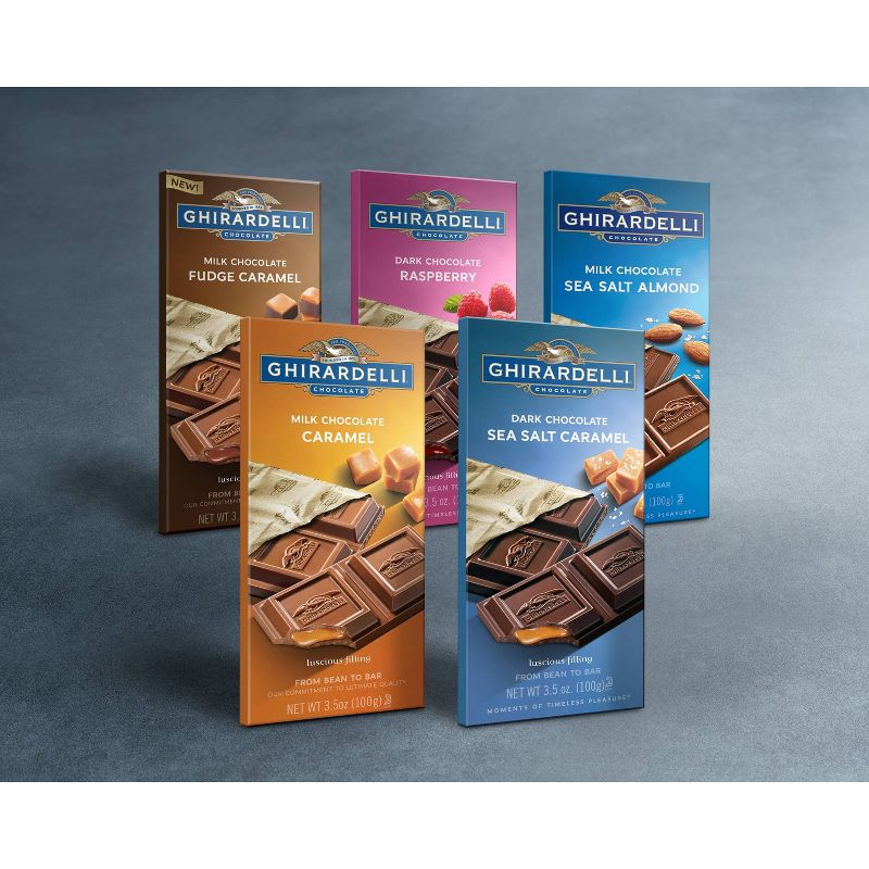 Ghirardelli Milk Chocolate & Caramel Bar - 3.5oz