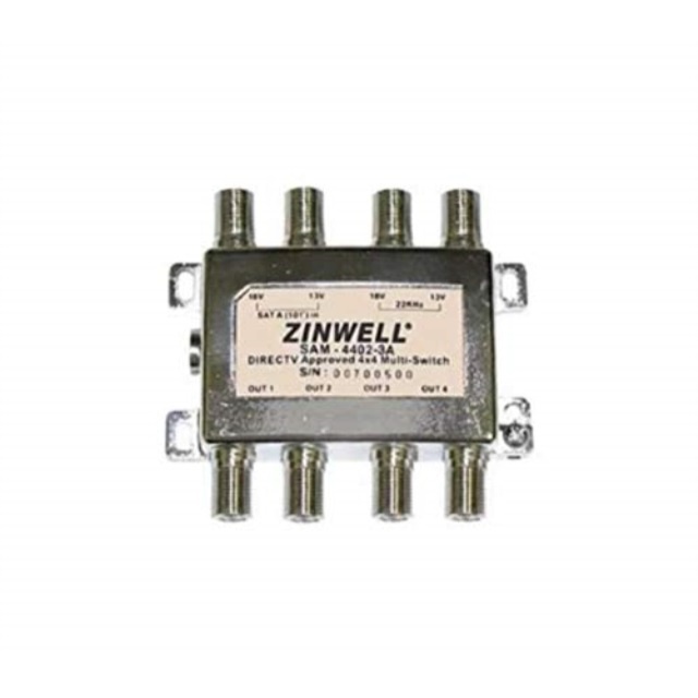 zinwell sam  44023a directv 4x4 multiswitch