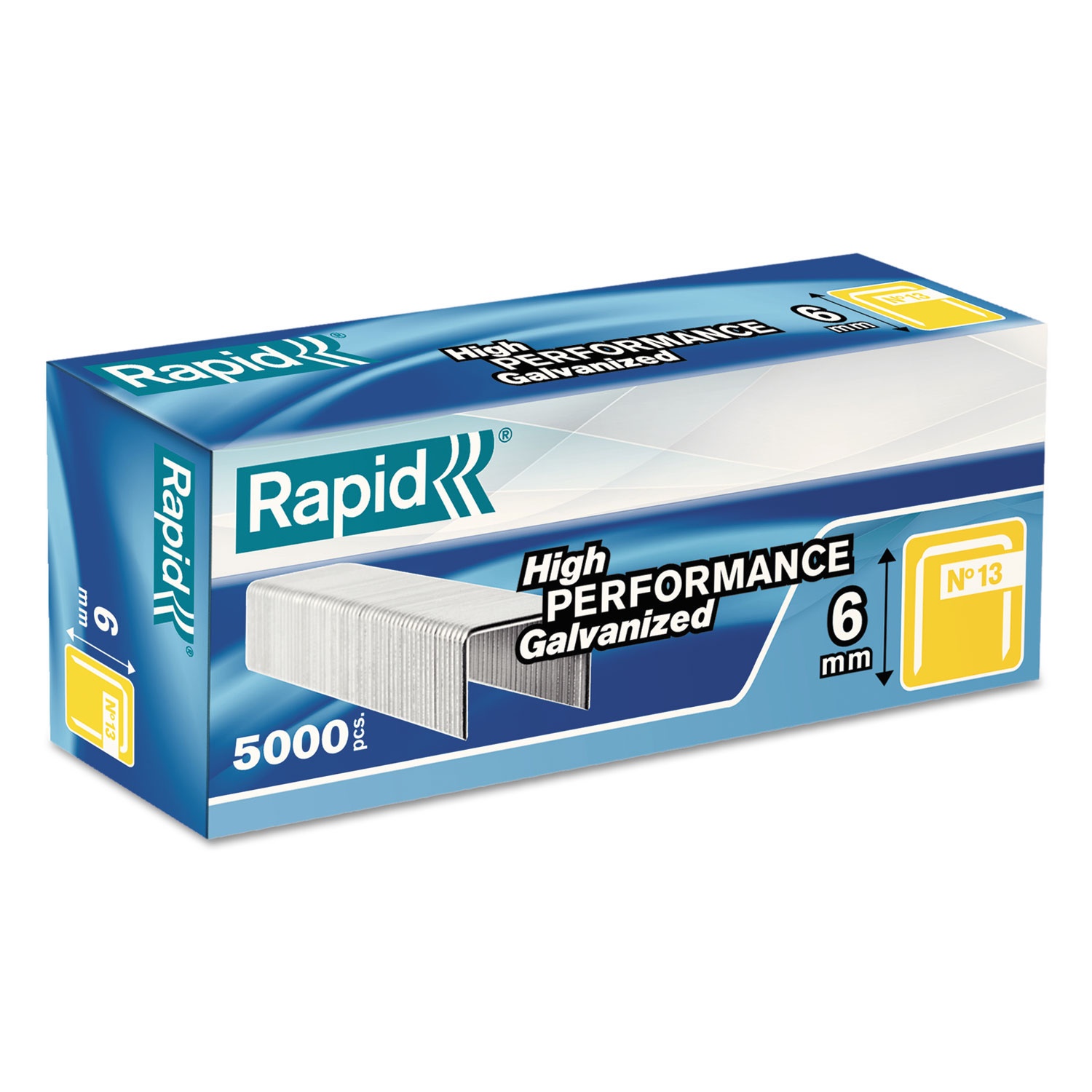 Rapid Fine Wire Staples, 5/16" Leg, 5,000/Box