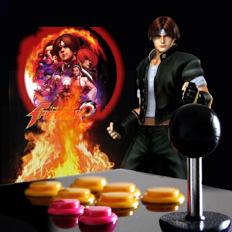 PC Fighting TV Set-Top Box Long Pole Arcade Game Joystick, Product color: PC Version