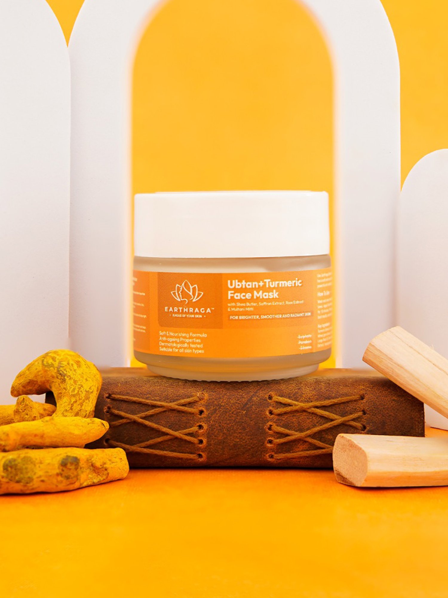 Earthraga Ubtan + Turmeric Face Mask - 100 gm