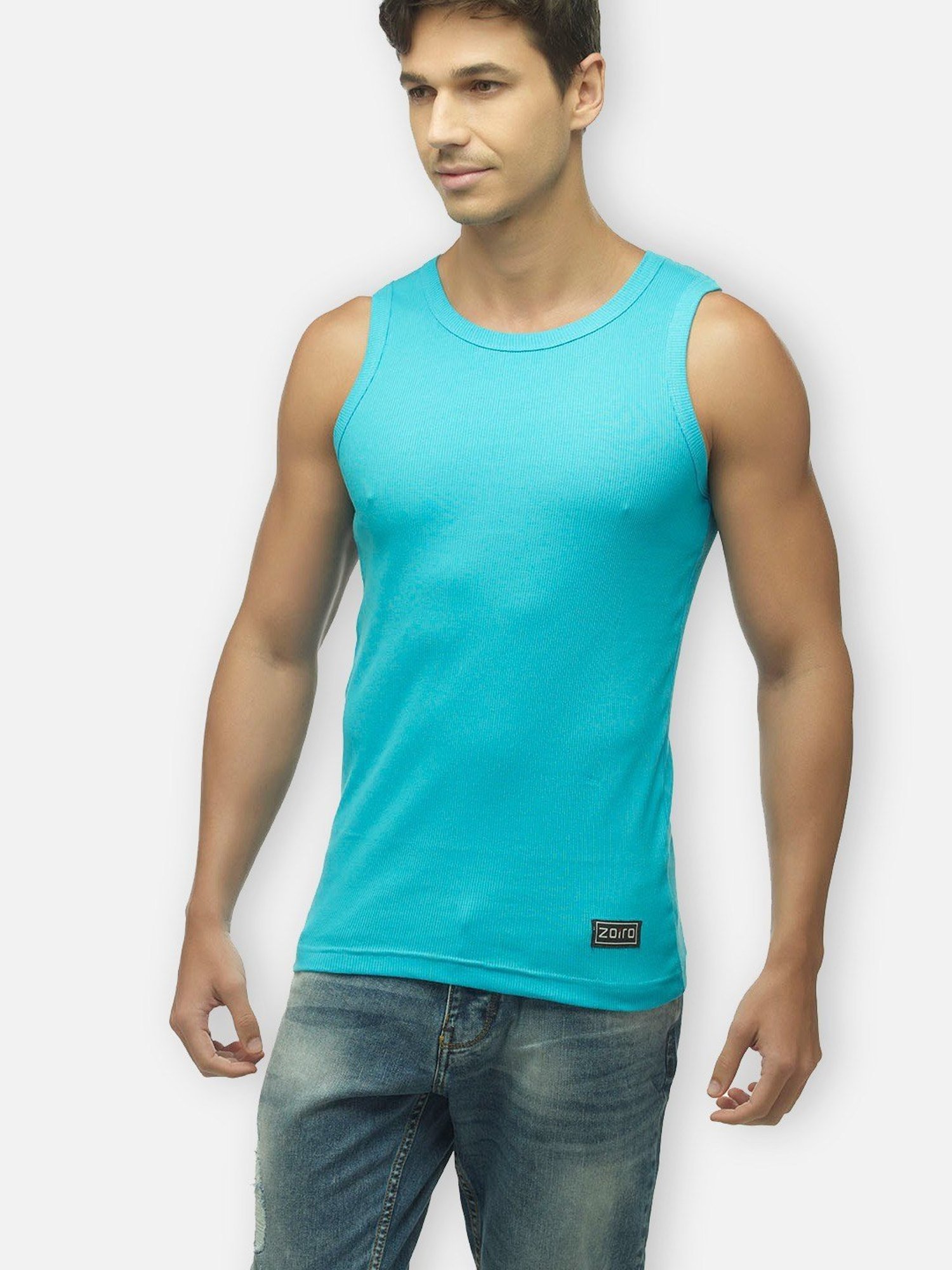 Zoiro Atol Blue Regular Fit Vest