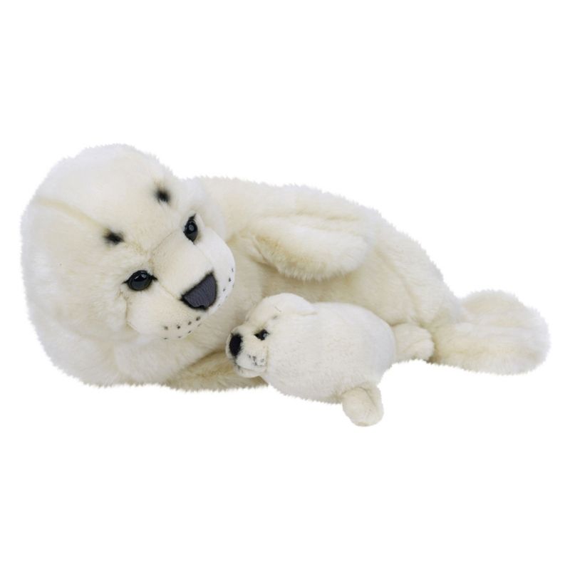 Lelly National Geographic Seal with Baby Plush Toy
