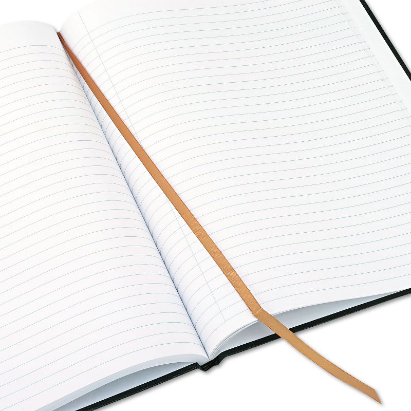 Blueline Large Executive Notebook w/Cover 10 3/4 x 8 1/2 Letter Black Cover 75 Sheets A1081
