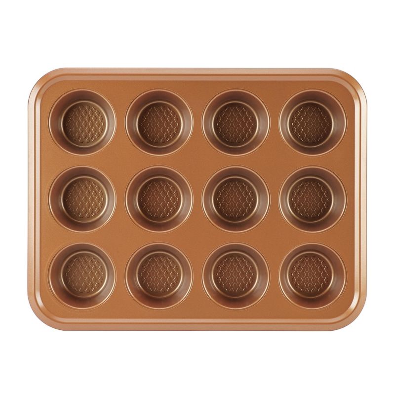 Ayesha Curry Bakeware 12cup Muffin Pan Copper