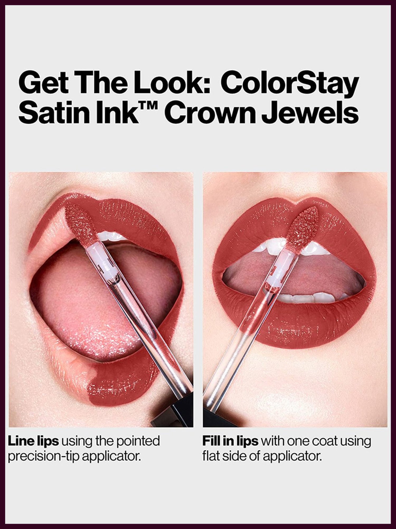 Revlon ColorStay Satin Ink Crown Jewels Liquid Lipstick Royal Amethyst - 5 ml