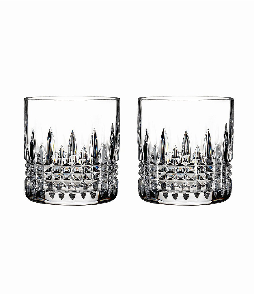 Waterford Lismore Diamond Crystal 7 oz. Straight Sided Tumbler Pair