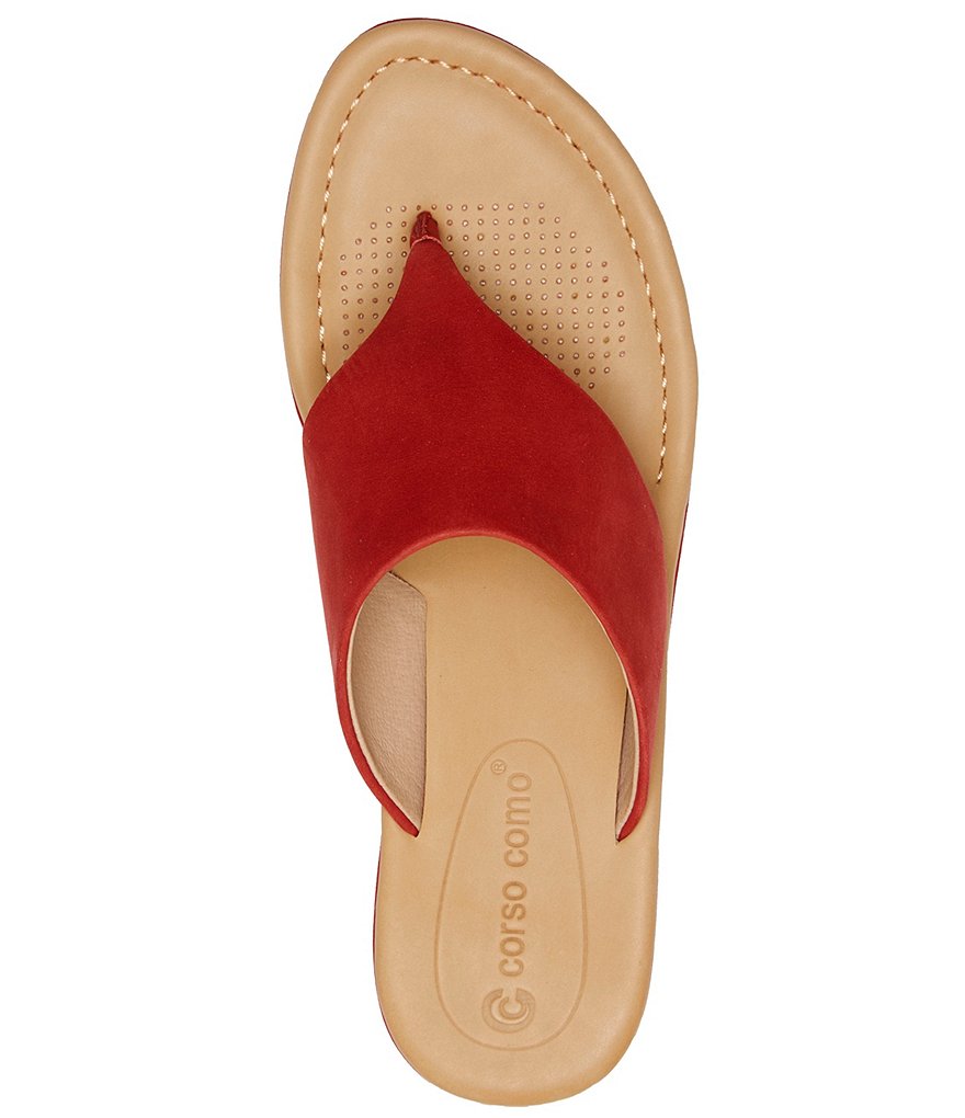 CC Corso Como Arowin Thong Cork Wedge Sandals