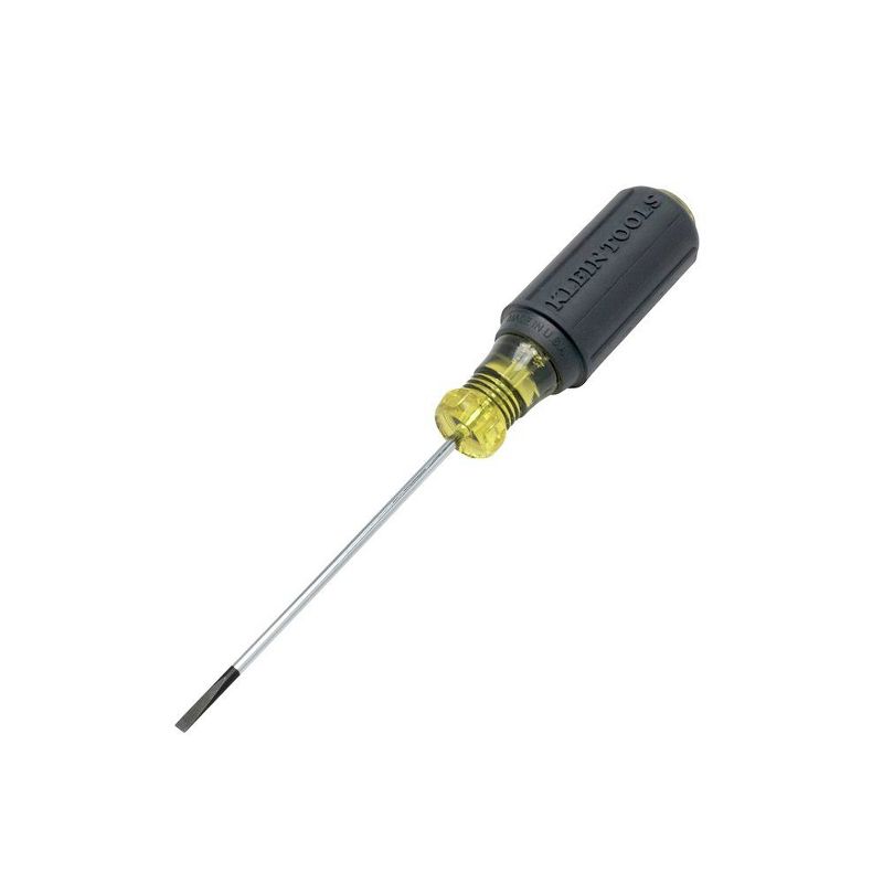 Klein Tools 612-4 4 in. Round Shank 1/8 in. Cabinet-Tip Screwdriver