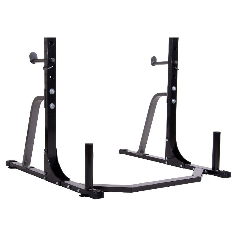 Body Champ Power Rack System with Olympic Weight Plate Storage