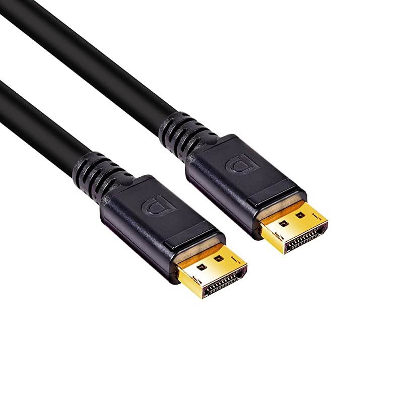 DisplayPort to DisplayPort 14HBR3 Cable DP 14 8K 60Hz 4m1312 24AWG Black VESA Certified CAC1069B