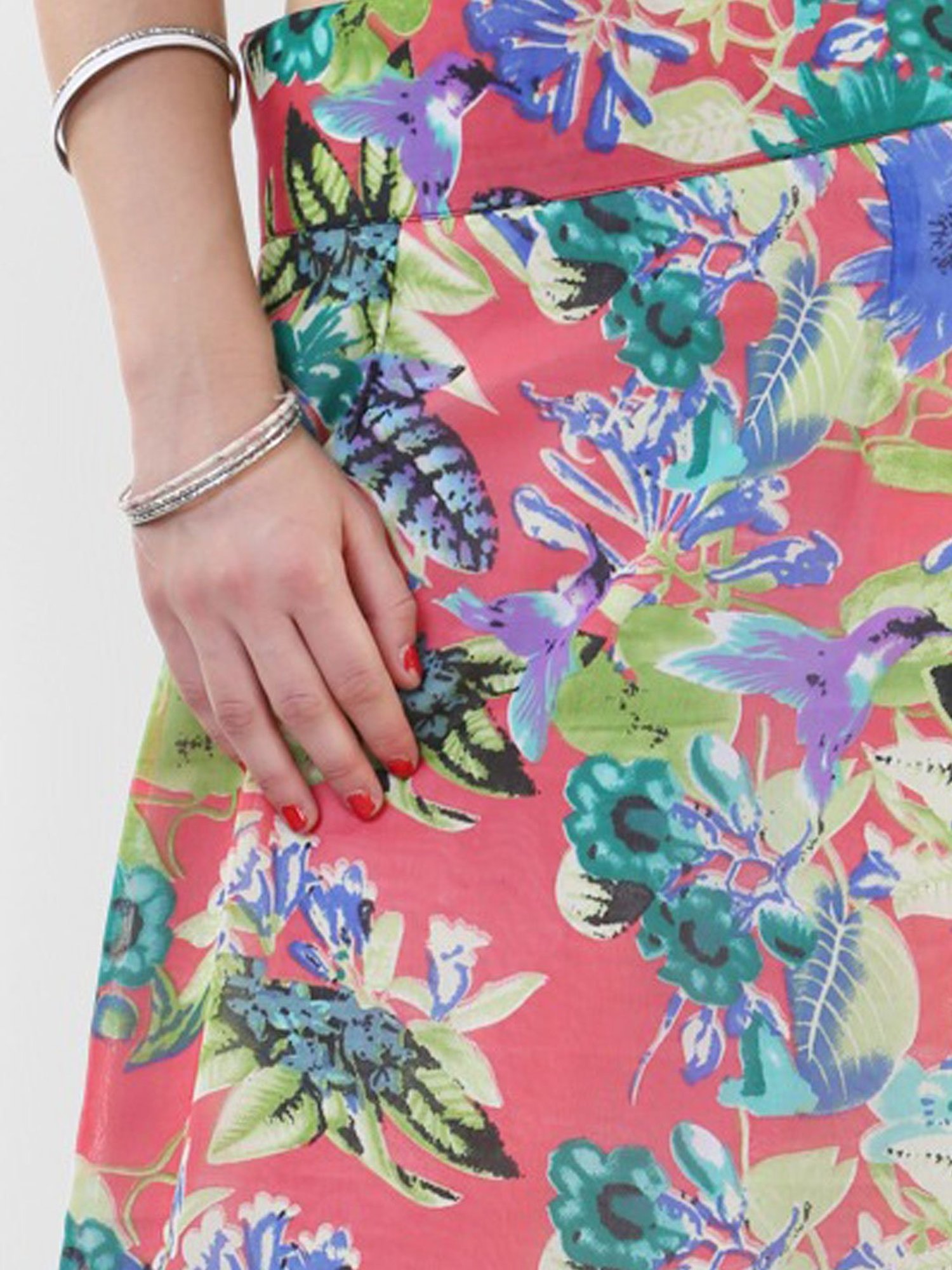 Belle Fille Multicolor Printed Skirt