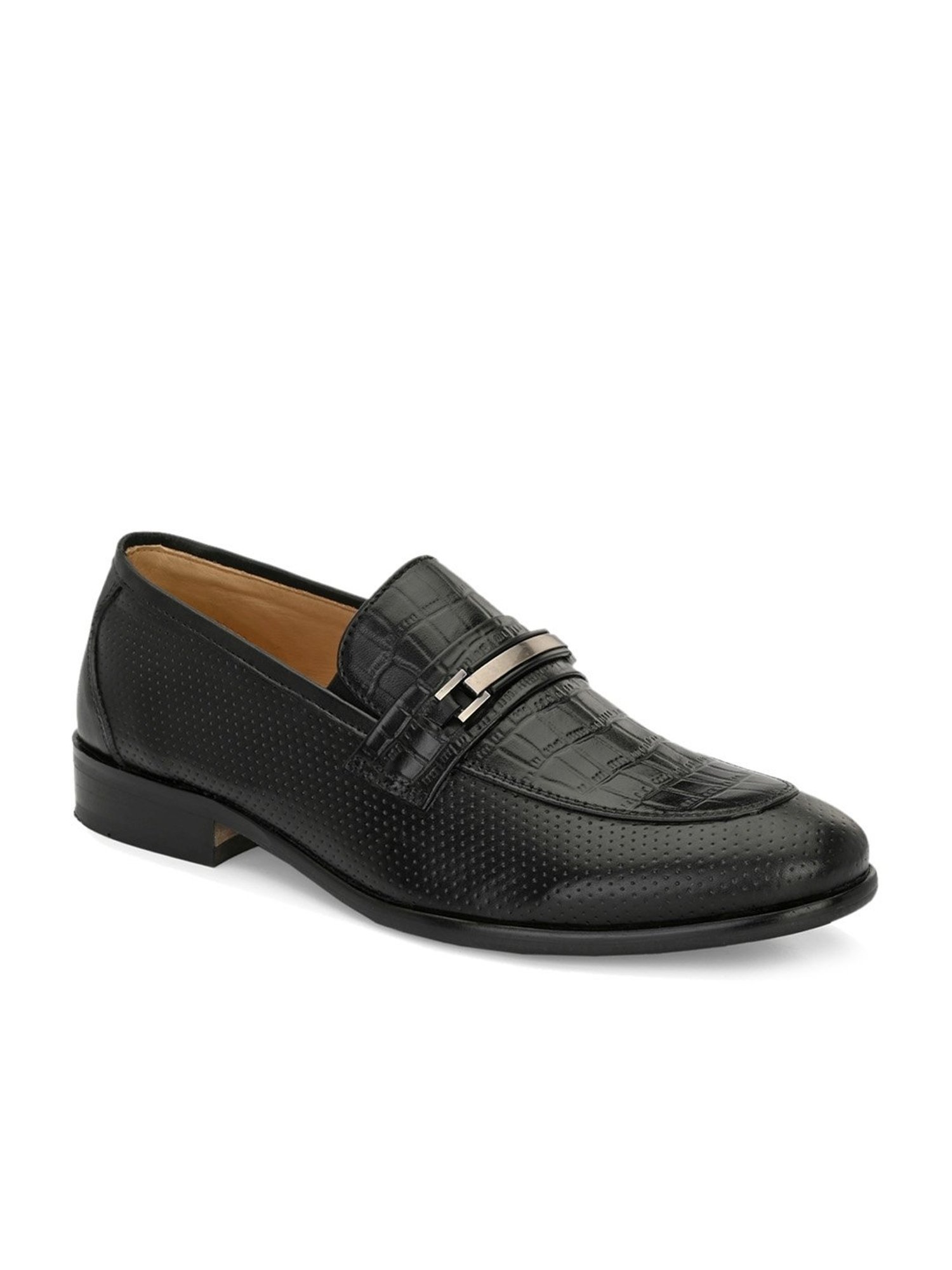 Clog London Men's Black Formal Loafers