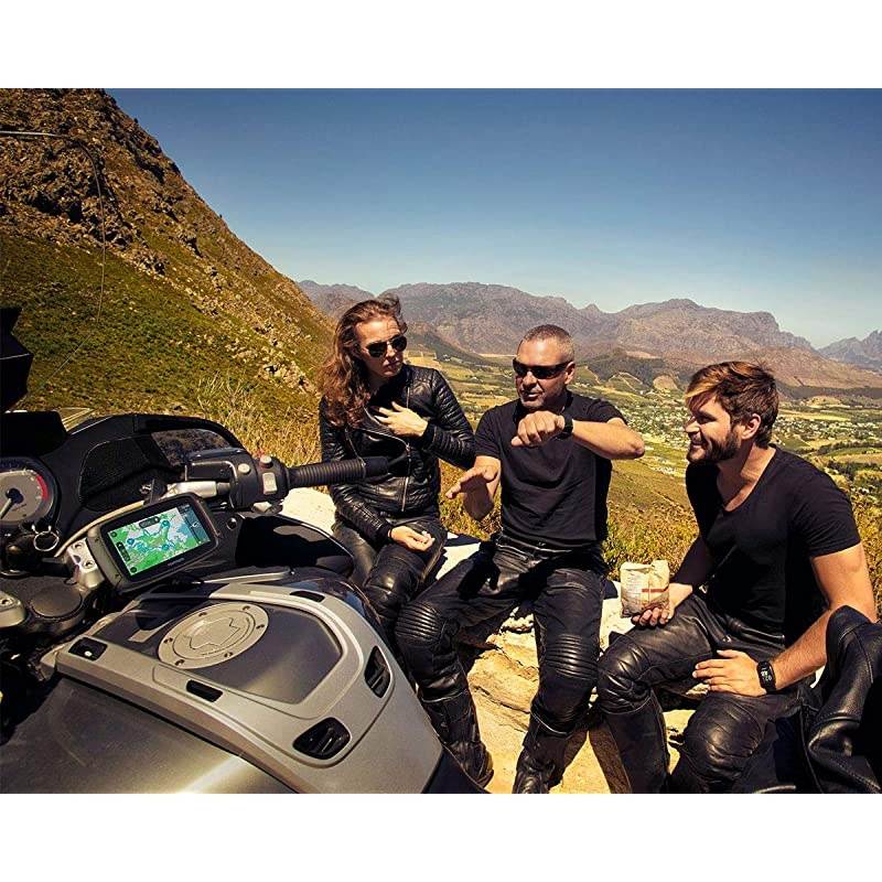 Rider 550 Motorcycle GPS Navigation Device, 4.3 Inch, with World Maps, Motorcycle Specific Winding and Hilly Roads, Updates via WiFi, Traffic and Speed Cams, Compatible with Siri and Google Now