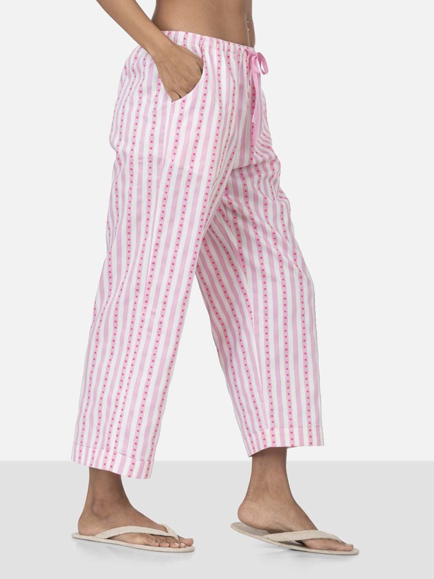 The Calm Collective Hot Pink Ellen Turn-Up Pajama