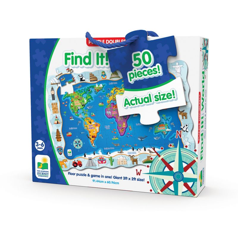 The Learning Journey Puzzle Doubles Find It! World 50 pieces