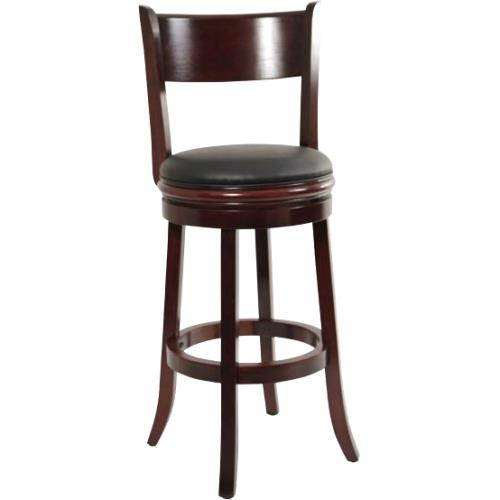 Boraam 29" Palmetto Swivel Stool in Eng. Tudor Finish