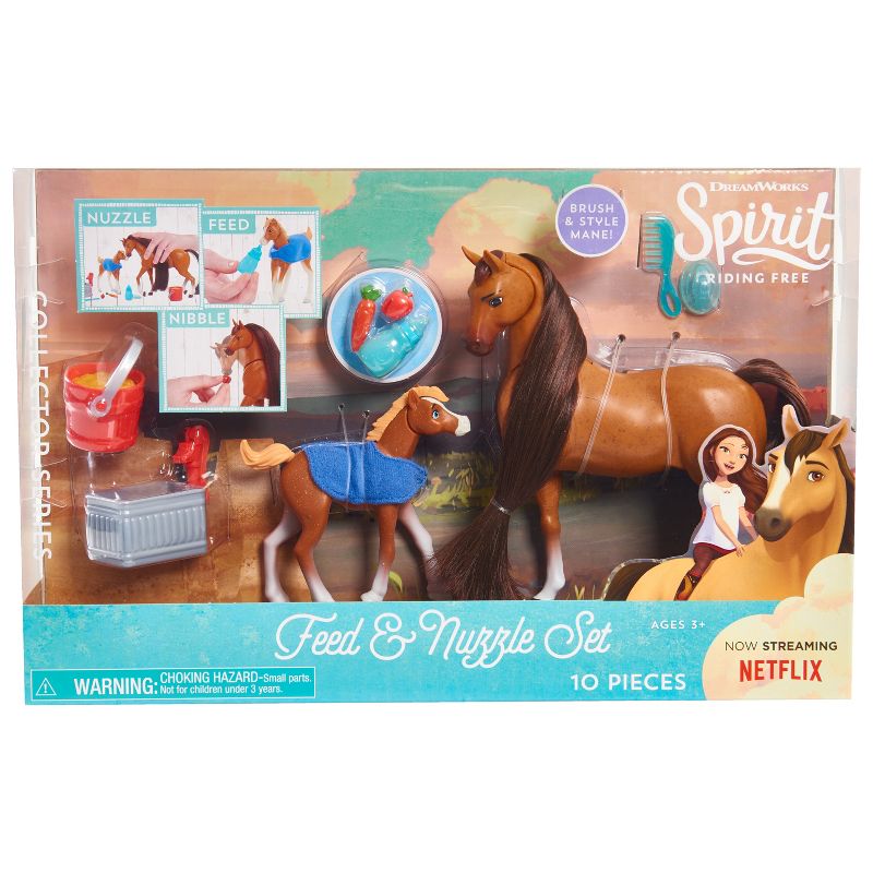 Spirit Riding Free Spirit 2 Horse Feed and Nuzzle