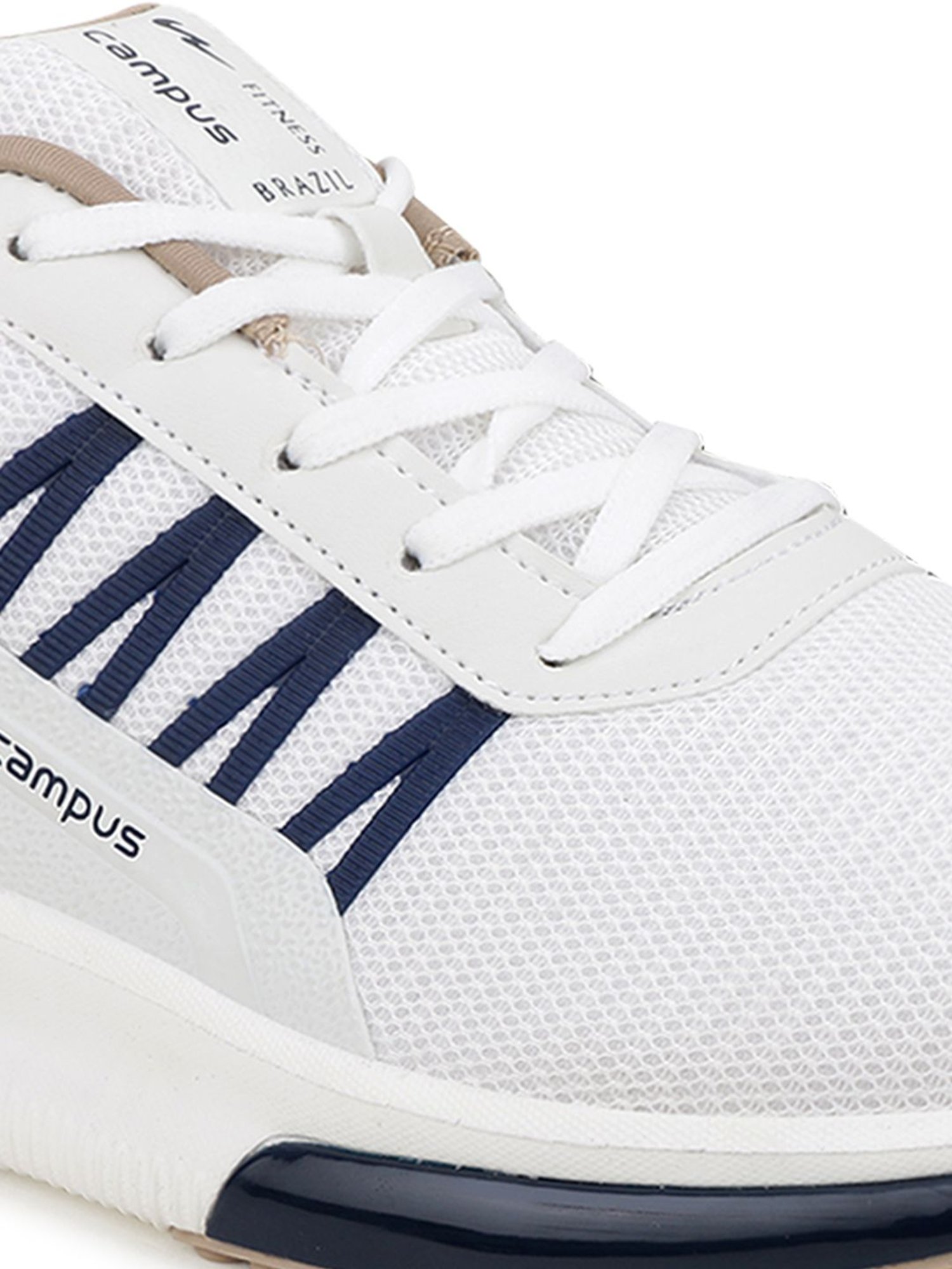 Campus Men's BRAZIL PRO White Running Shoes