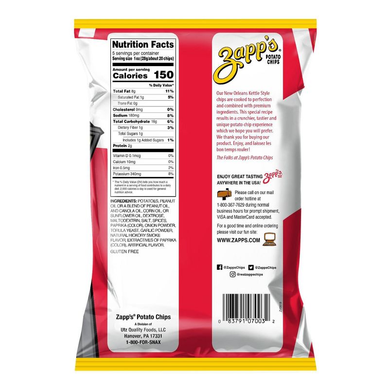 Zapp's New Orleans Kettle Style Spicy Cajun Crawtators - 5oz