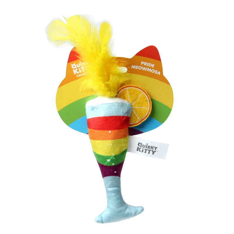 Quirky Kitty Pride Meowmosa Cat Toy