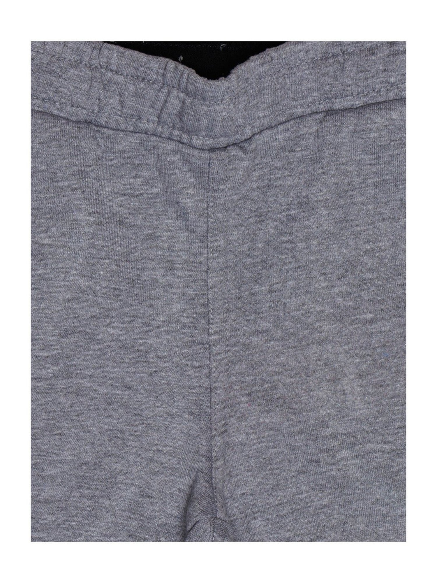 Bodycare Kids Grey Melange Textured Shorts