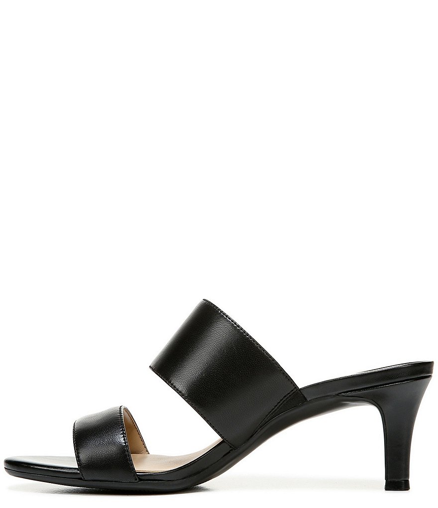 Naturalizer Tibby Banded Leather Dress Slide Sandals