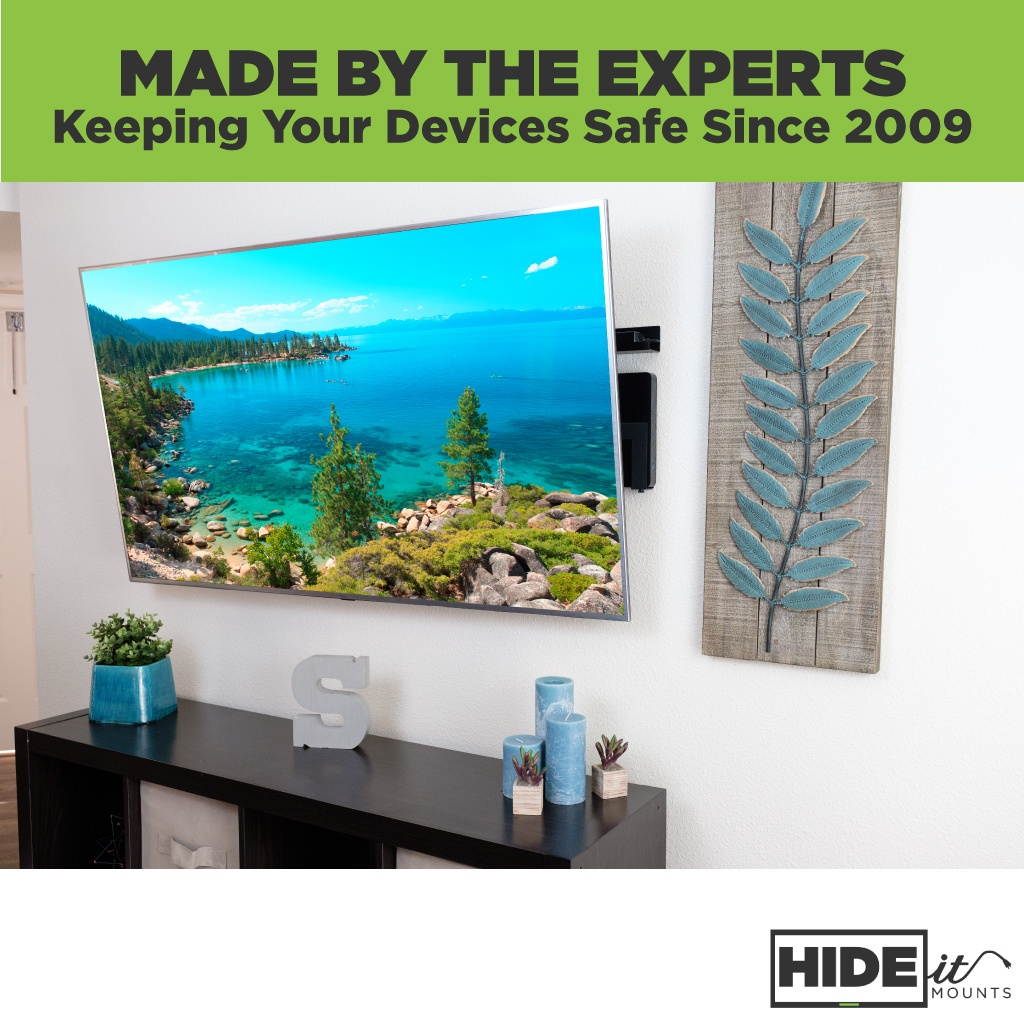 HIDEit Power Brick Mount - Universal Wall Mount for Power Supplies - Made in the USA