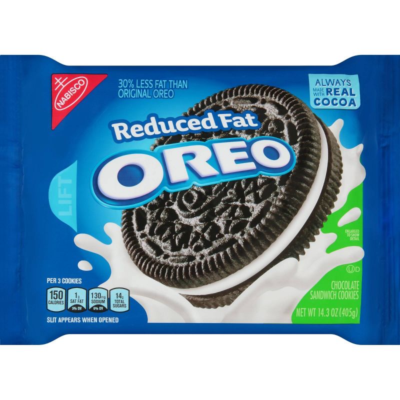 Oreo Reduced Fat Chocolate Sandwich Cookies - 14.3oz