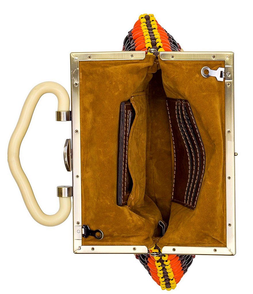 Patricia Nash Multi Colored Bead Collection Almarza Beaded Clutch