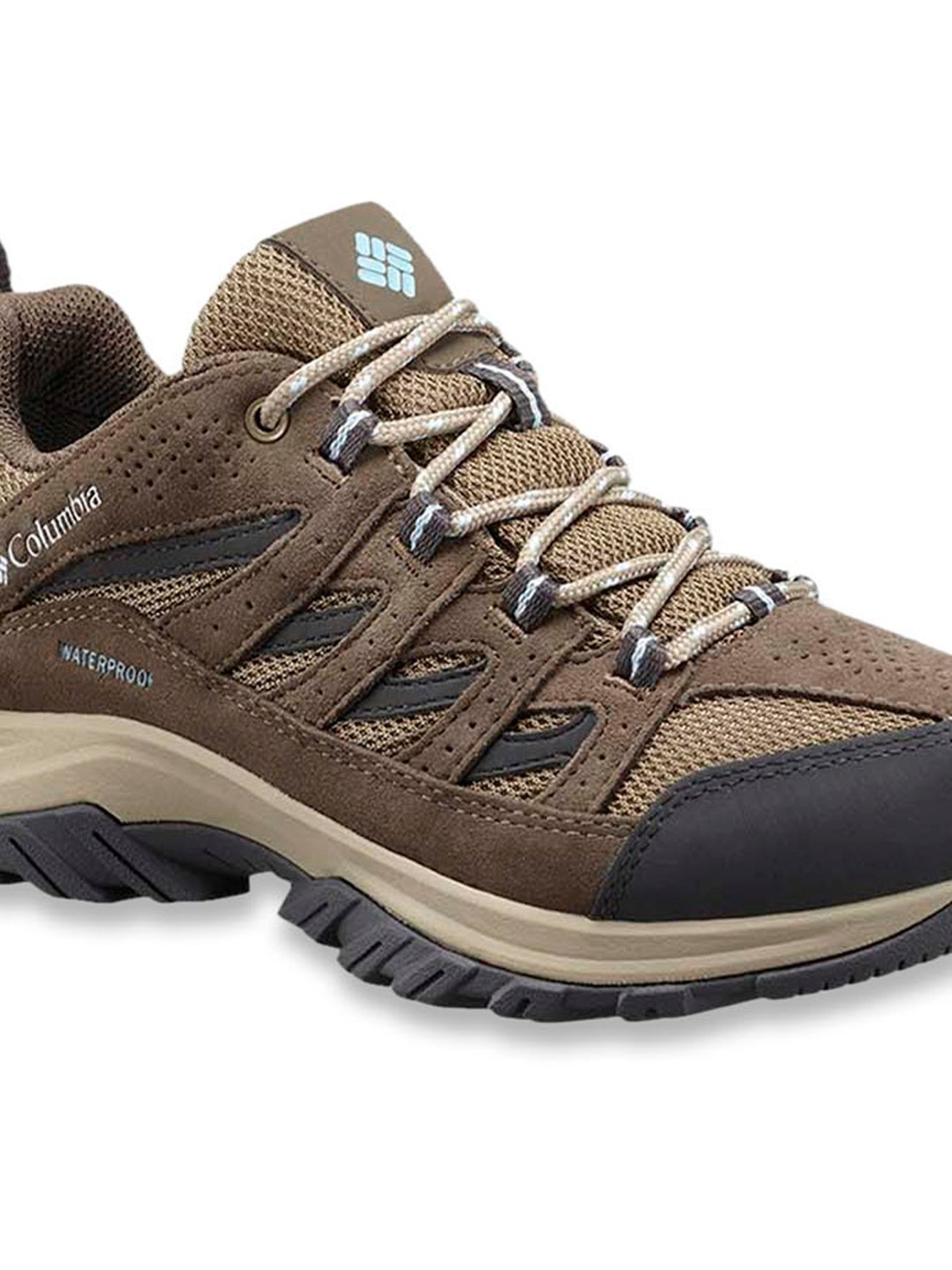 Columbia Women's CRESTWOOD WATERPROOF Brown Hiking Shoes