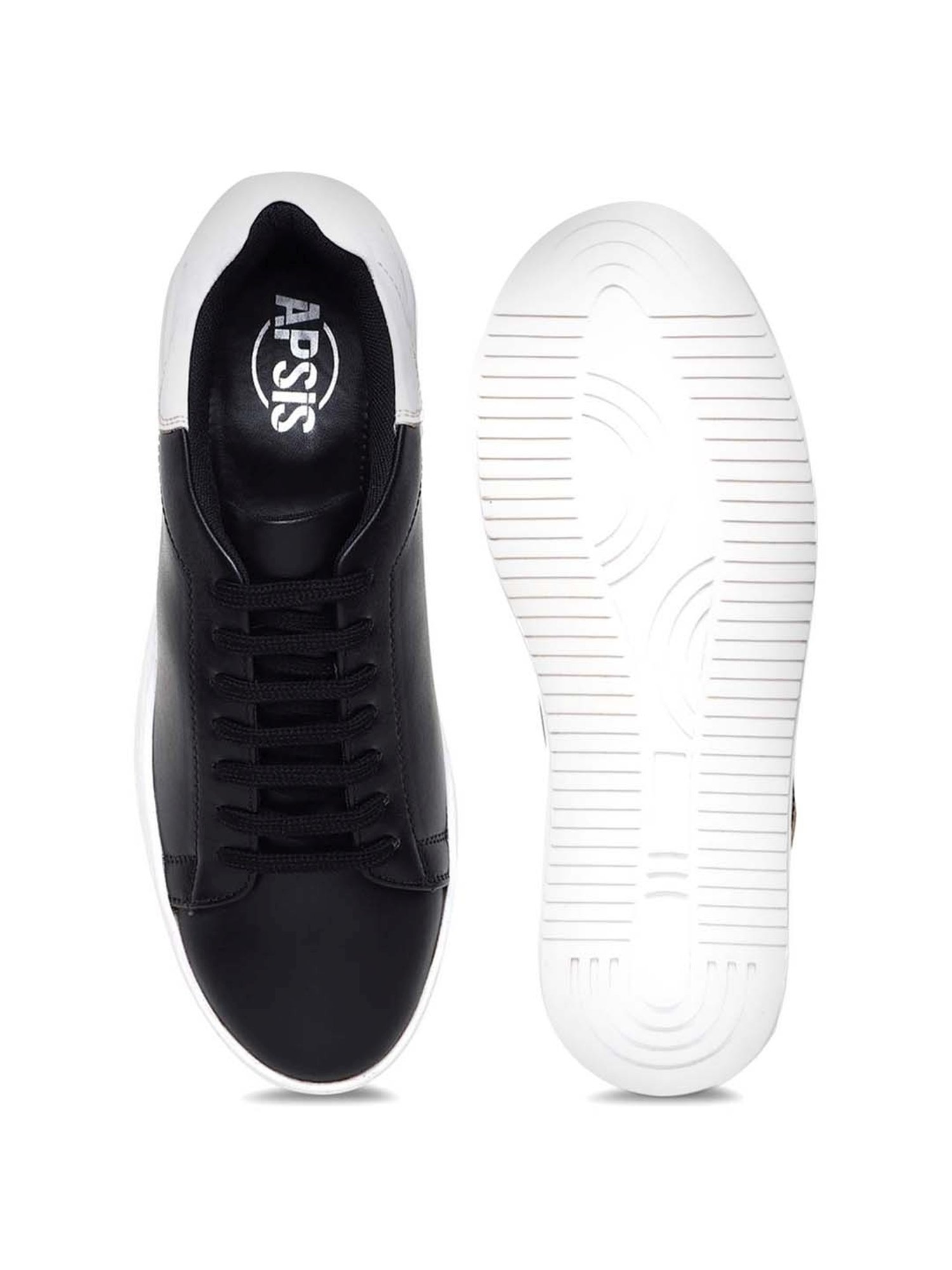 Apsis Men's Black Casual Sneakers