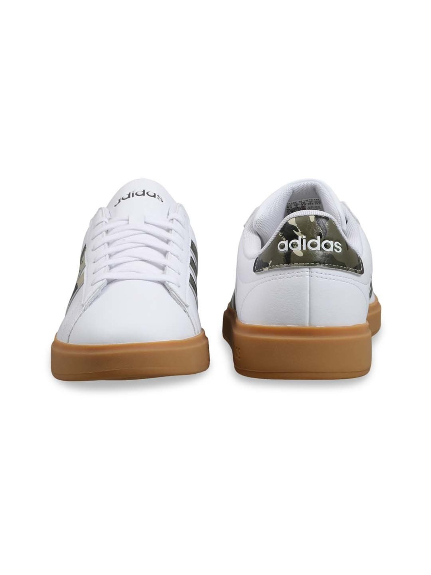 Adidas Men's GRAND COURT White Tennis Shoes