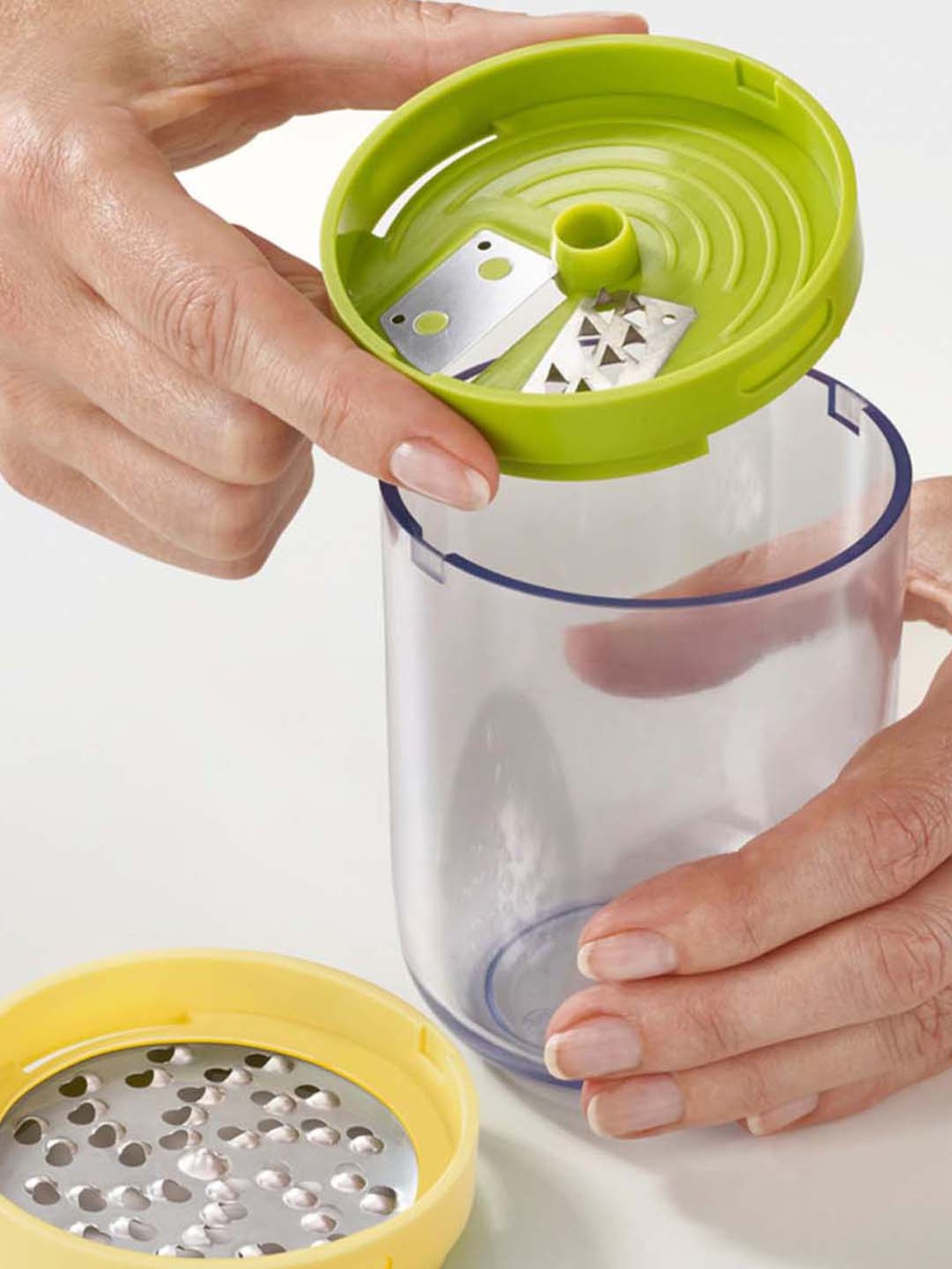 JOSEPH JOSEPH Multicolour Steel 7.8 cm Hand-Held Spiro - Set of 1