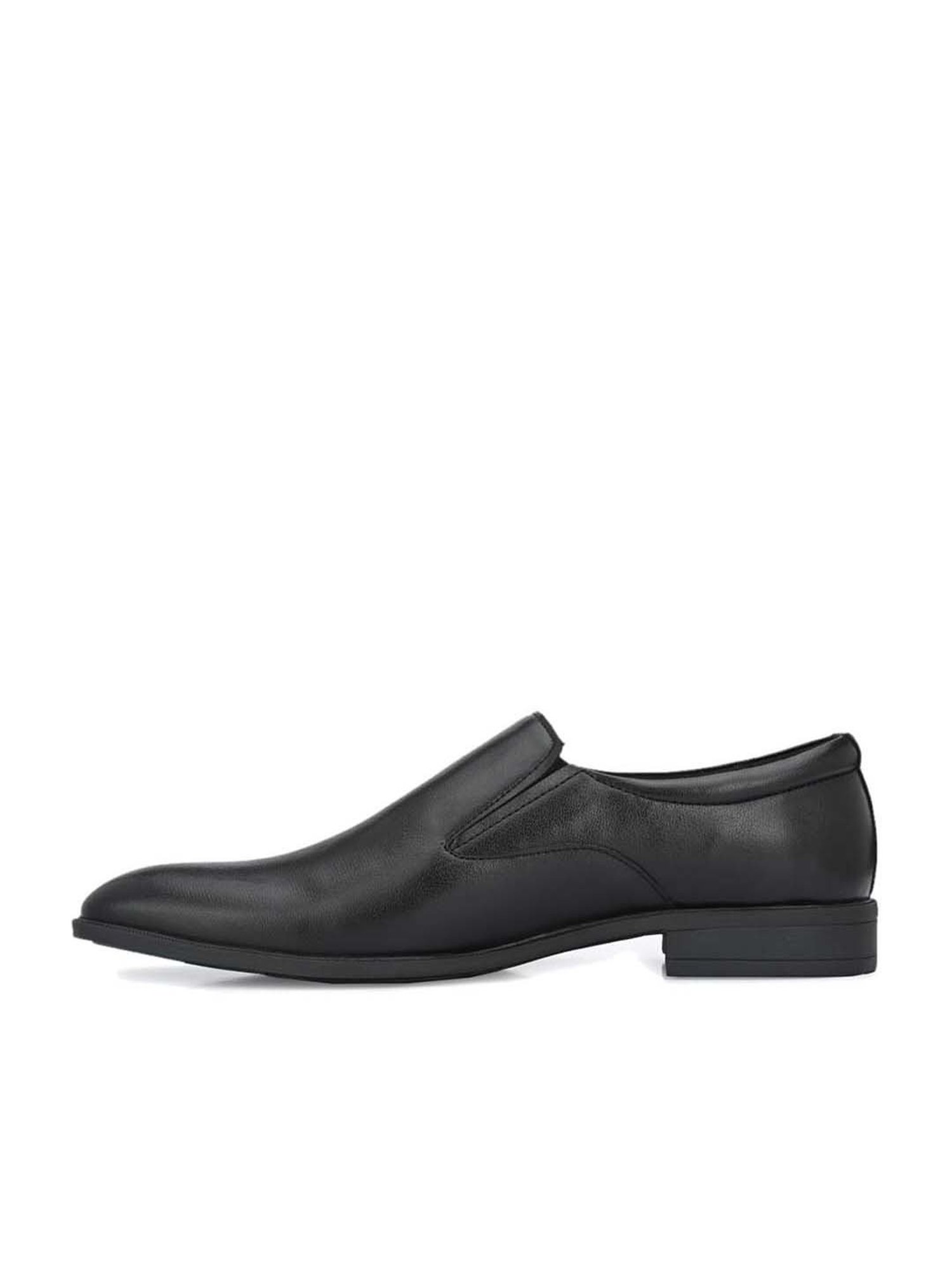 Delize Men's Black Formal Loafers