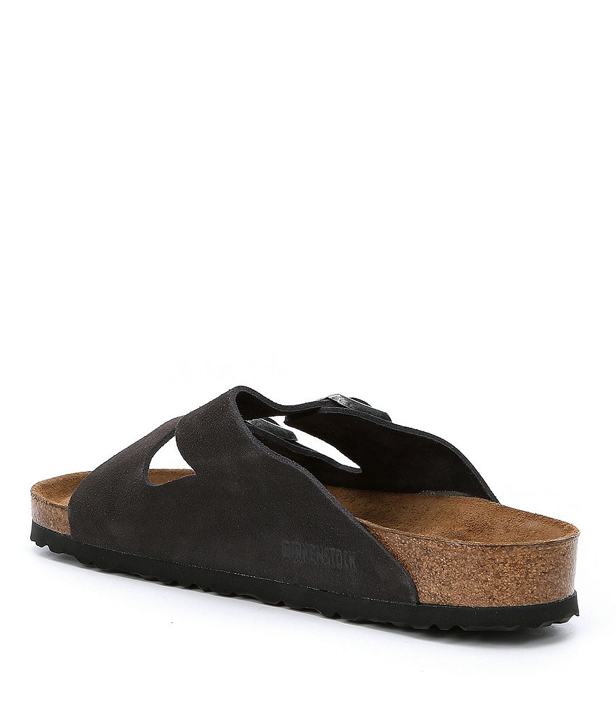 Birkenstock Arizona Men's Suede Double Banded Slip On Sandals