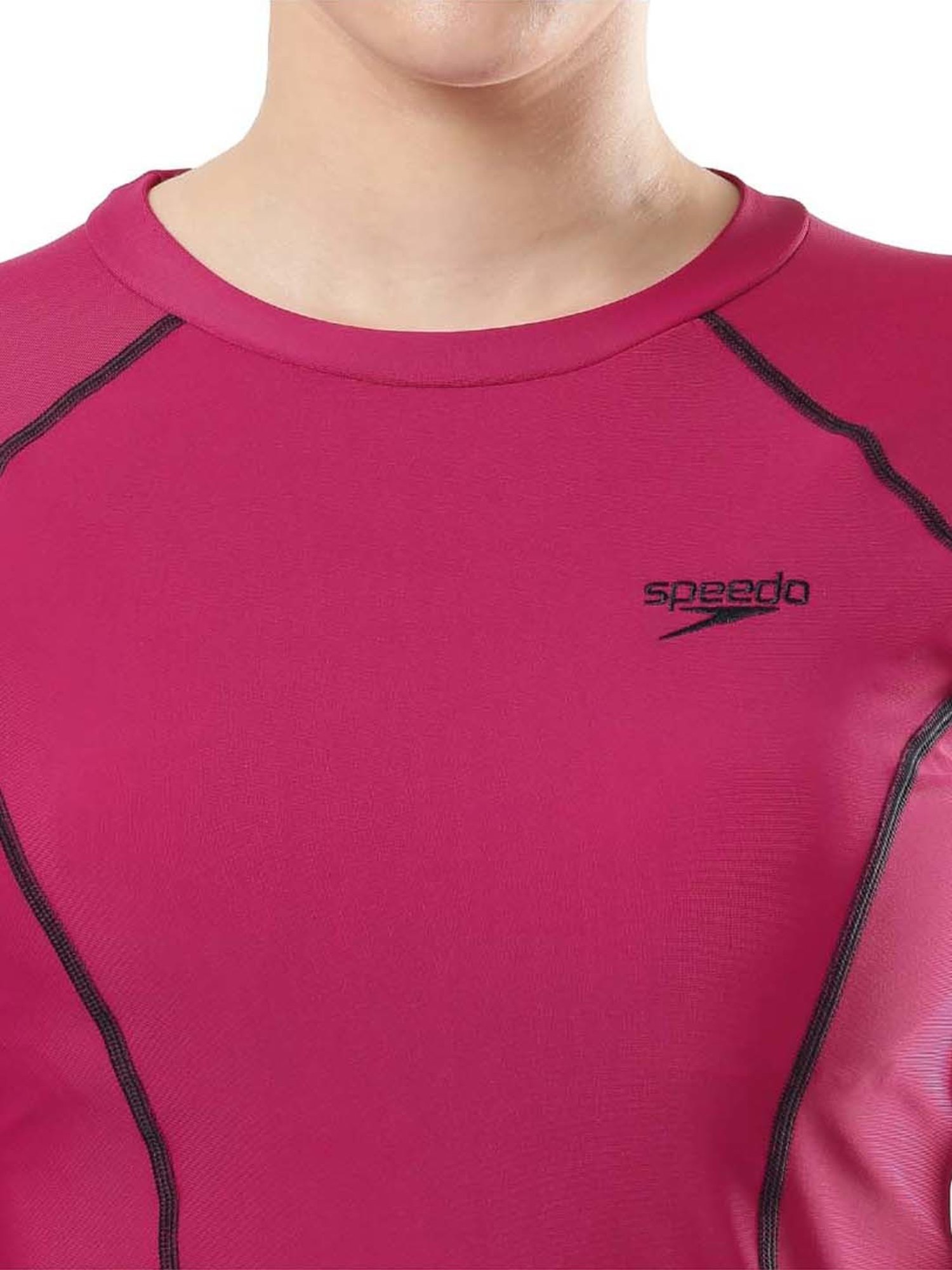 Speedo Pink Self Pattern Swimwear Top