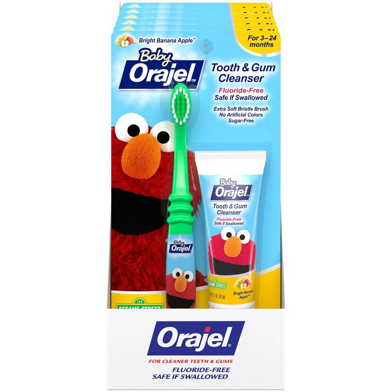 Baby Orajel Tooth/Gum Cleanser - Apple Banana (1oz)