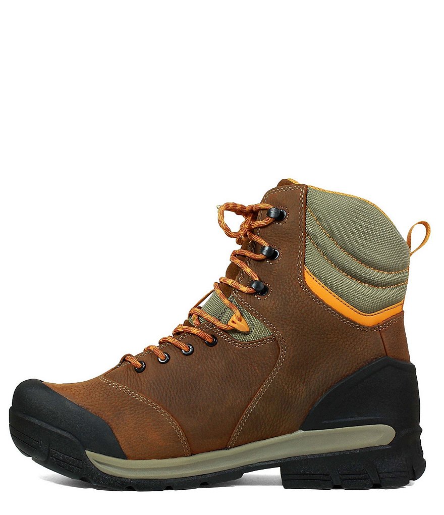 BOGS Men's Bedrock 8#double; Composite Toe Waterproof Leather Work Boot