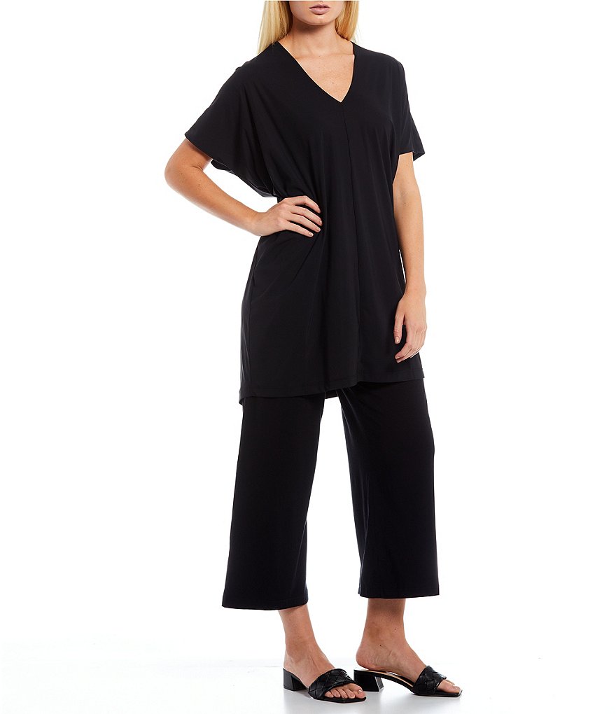 Bryn Walker Organic Bamboo Cotton Crop Pull-On Pants