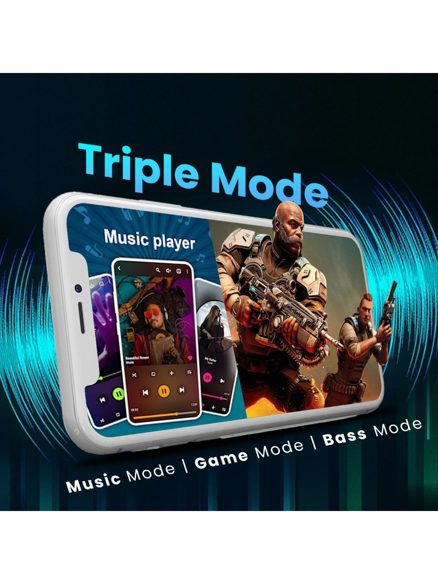 Portronics Harmonics X2 Bluetooth Neckband with Upto 40Hours Playtime, HD Mic (Black)