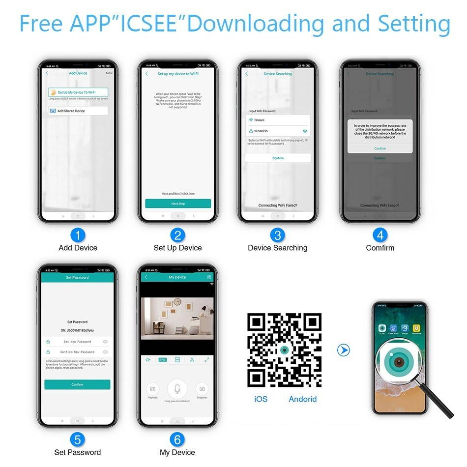 1080P Outdoor PTZ Security Camera 2MP Outdoor Waterproof WiFi Surveillance Camera with Night Vision Two Way