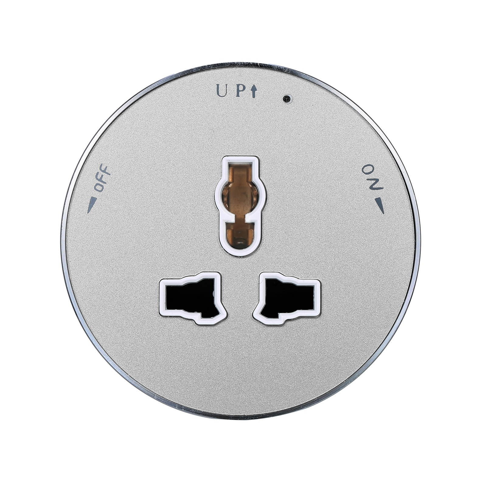 KKmoon Universal 3-Pin Track Sockets Power Sockets Adapter Power Track Socket Outlet Versatile Electric Mobile Track Socket Slidable Wall Outlet