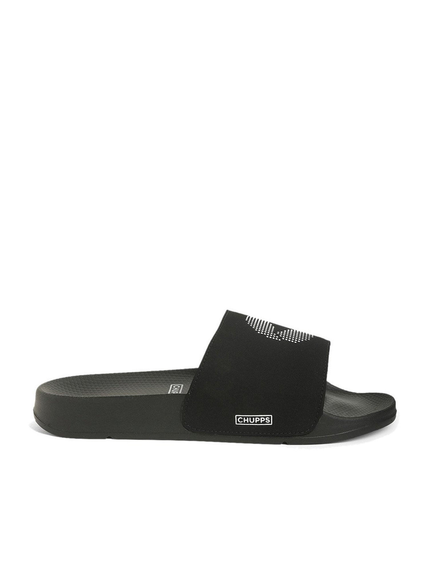 Chupps Men's Black Slides