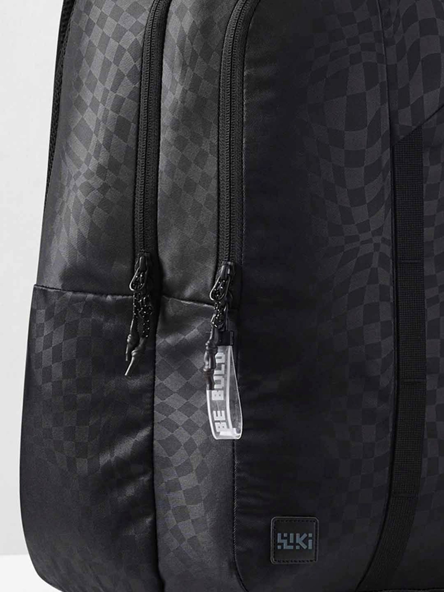 Wiki Back to School 1 Black Polyester Printed Backpack - 30 Ltrs