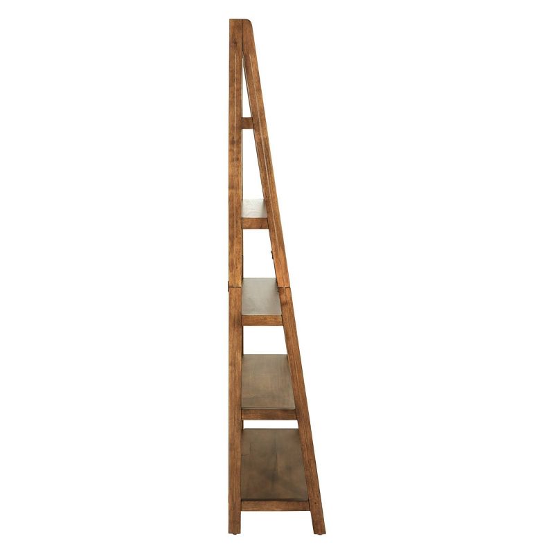72.25" Bandon Ladder Bookshelf Ginger Brown - OSP Home Furnishings