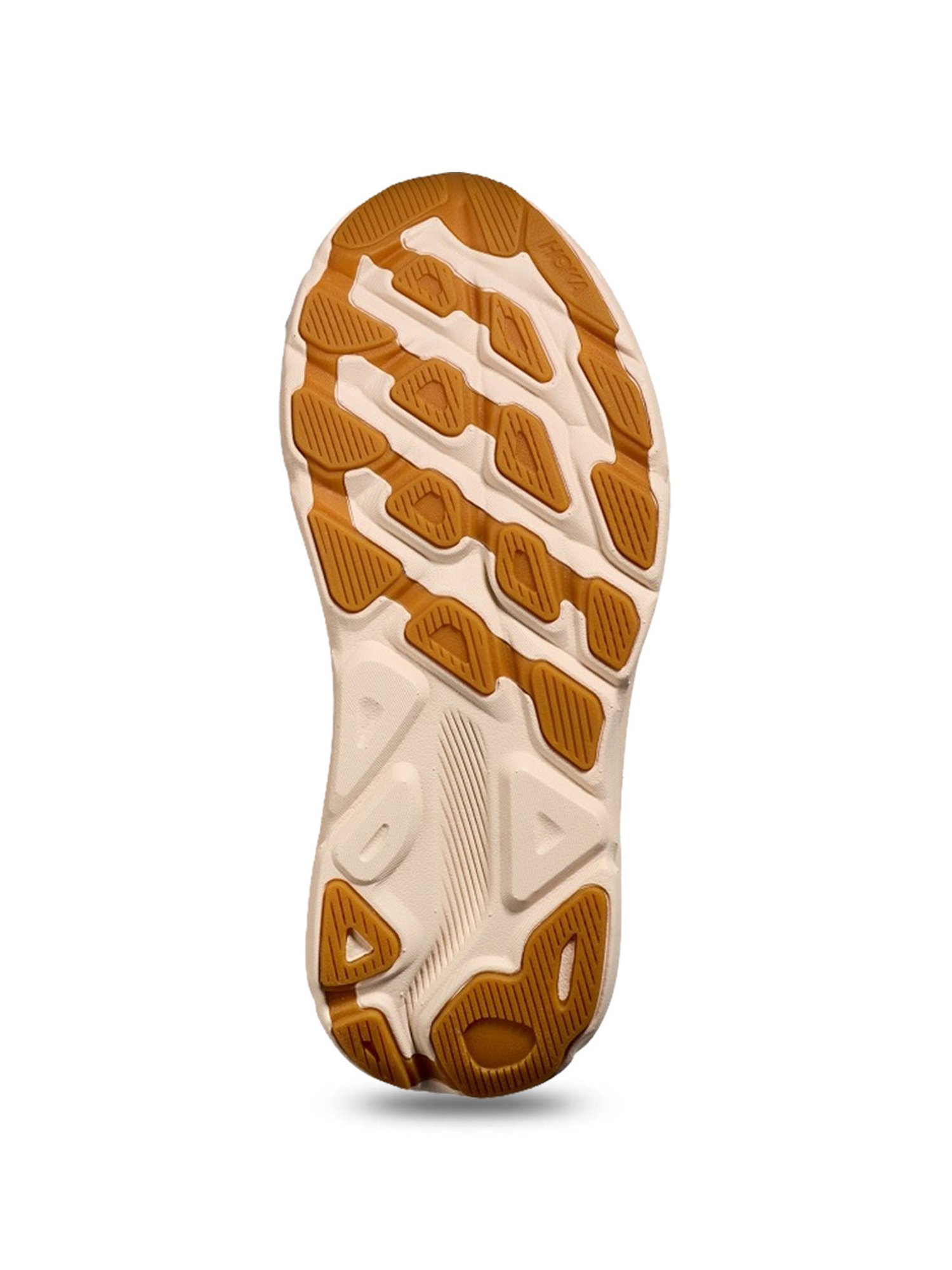 Hoka Women's W CLIFTON 9 Sandstone & Cream Running Shoes