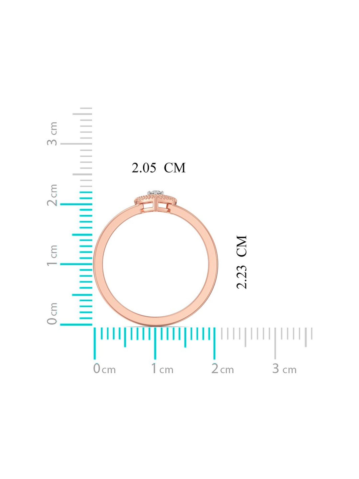 Mia By Tanishq Nature's Finest 14k Yellow Gold Radiant Sp Elegance Diamond Ring